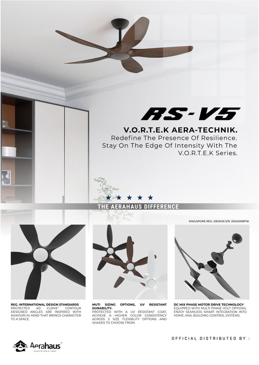 RS-V5 Aerahaus Technik DC Ceiling Fan