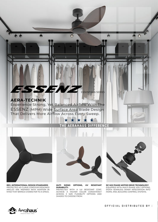 ESSENZ (MPM) Aerahaus Technik DC Ceiling Fan