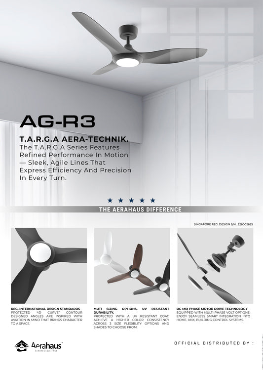 AG-R3 Aerahaus Technik DC Ceiling Fan