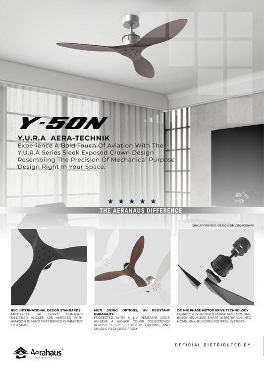 Y-50N Aerahaus Technik DC Ceiling Fan