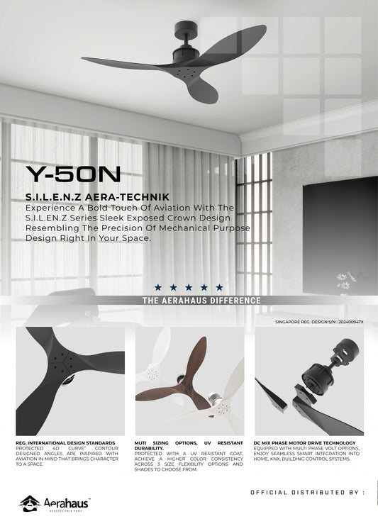 Y-50N Aerahaus Technik DC Ceiling Fan