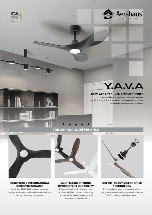AG-V3 Aerahaus Technik DC Ceiling Fan